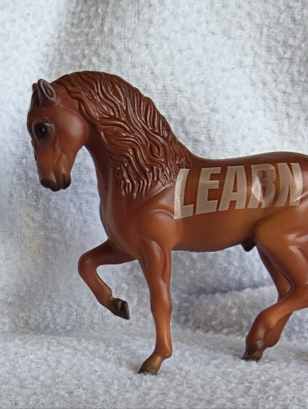 Breyer Stablemate ' LEARN ' FFA Chestnut Andalusian